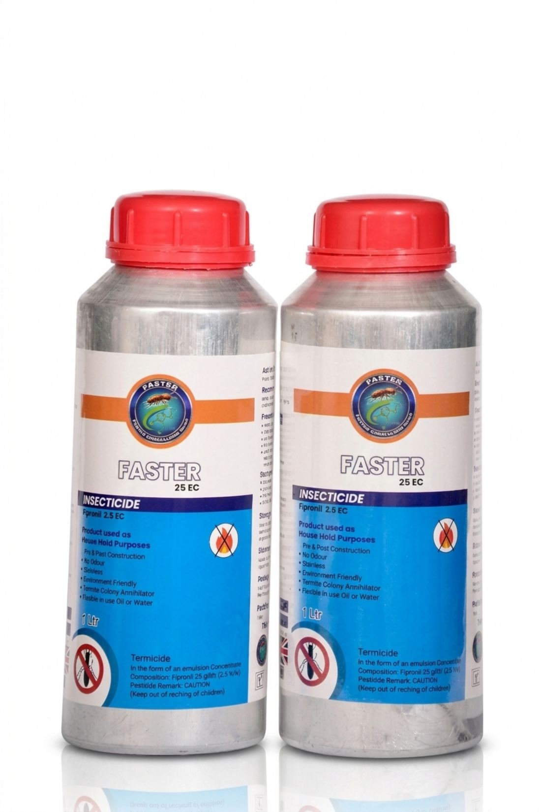 Faster 25 EC 1 litre termite control bottle